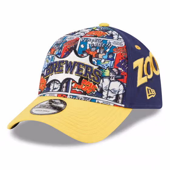 Milwaukee Brewers 2025 MLB Players' Weekend 9FORTY A-Frame Snapback Cap product photo