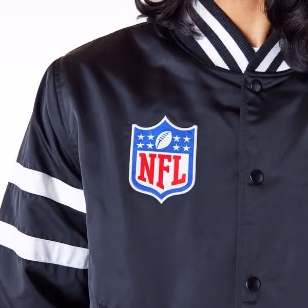San Francisco 49ers Sport Classics Satin NFL Jacket Black view 6