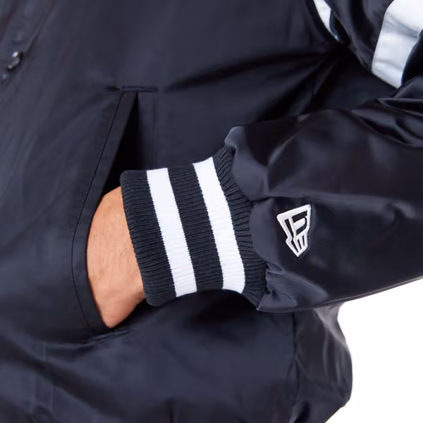 San Francisco 49ers Sport Classics Satin NFL Jacket Black view 4