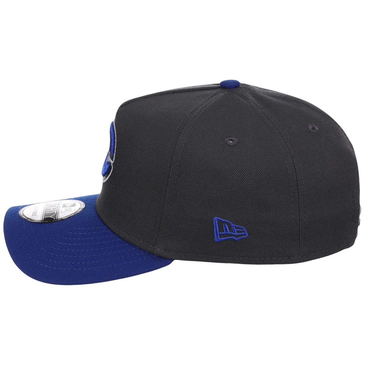 Cincinnati Reds MLB Graphite x Royal FASHION CORE New Era 9FORTY A-Frame detail view