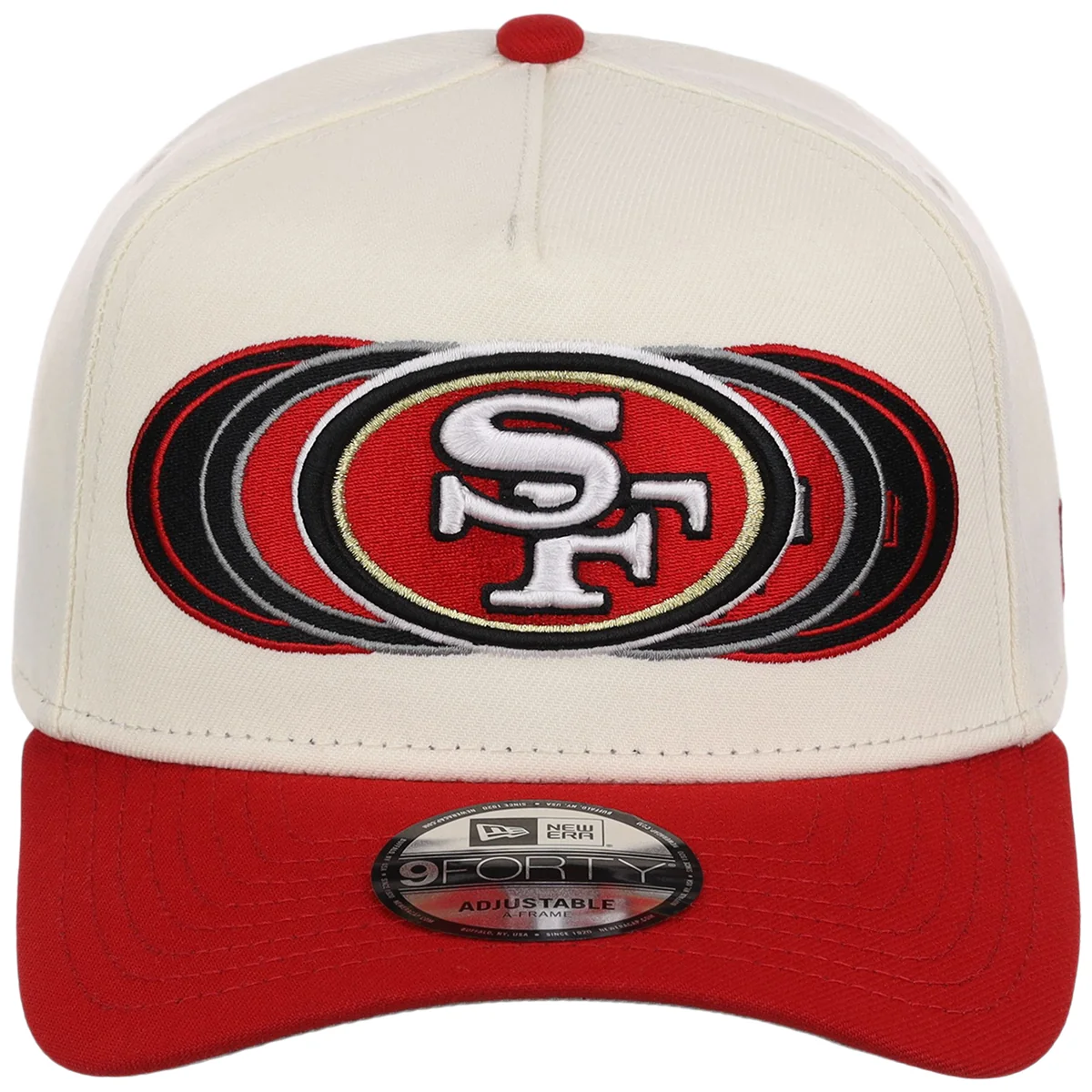 San Francisco 49Ers NFL Seismic New Era 9FORTY A-Frame detail view