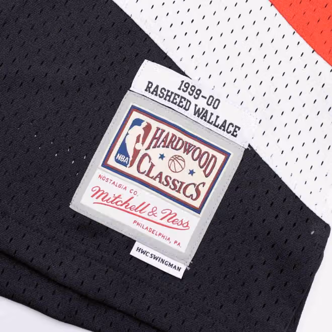 Rasheed Wallace #30 Portland Trail Blazers 1999-00 Swingman NBA Jersey Black view 3