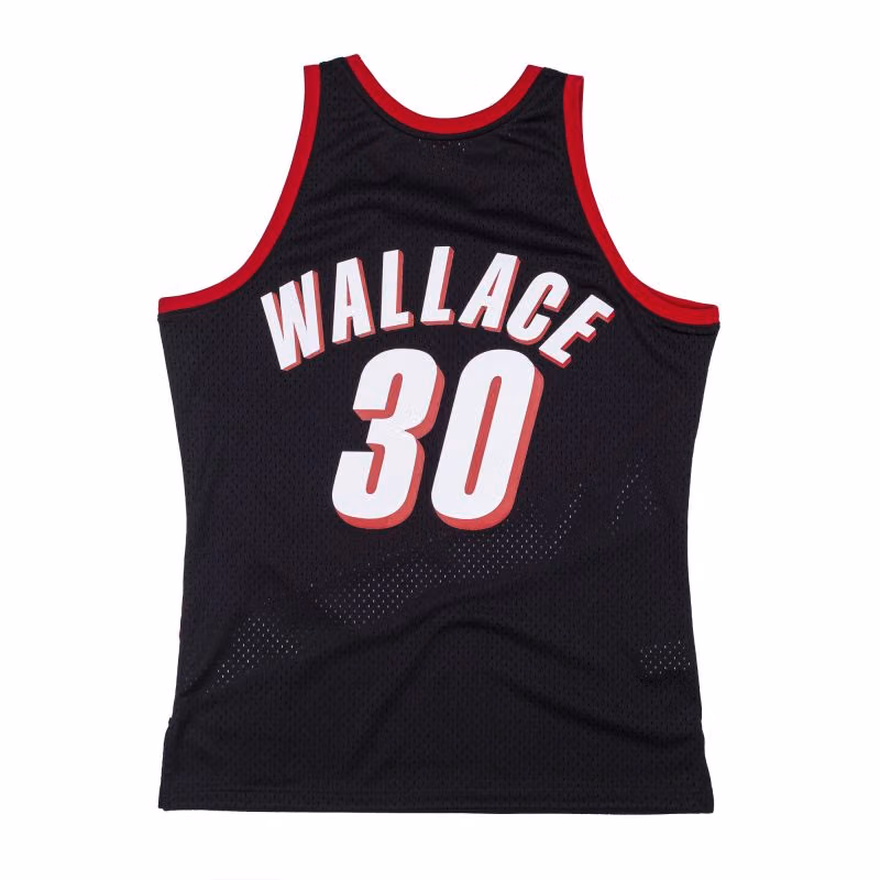 Rasheed Wallace #30 Portland Trail Blazers 1999-00 Swingman NBA Jersey Black view 2