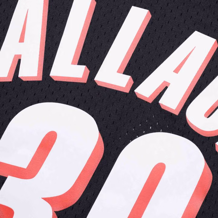 Rasheed Wallace #30 Portland Trail Blazers 1999-00 Swingman NBA Jersey Black view 4