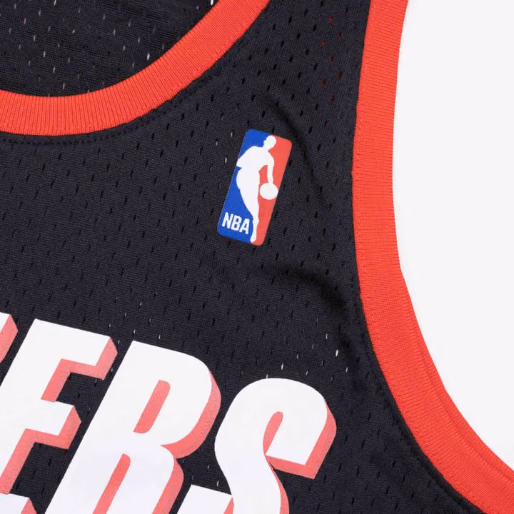 Rasheed Wallace #30 Portland Trail Blazers 1999-00 Swingman NBA Jersey Black view 5