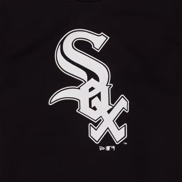 Chicago White Sox Logo Crewneck MLB Sweatshirt Black view 4