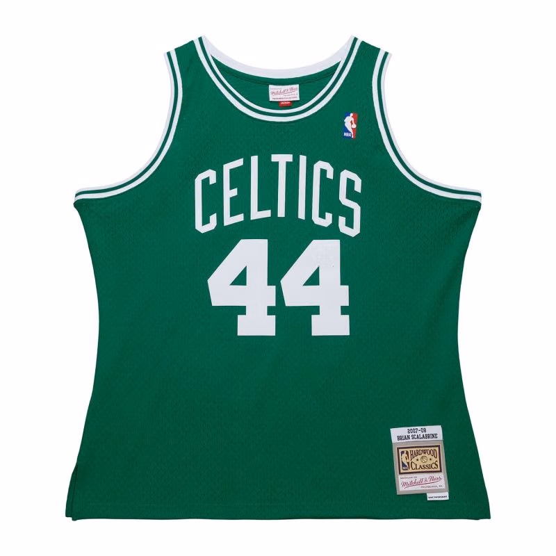Brian Scalabrine #44 Boston Celtics 2007-08 Swingman NBA Jersey Green view 1