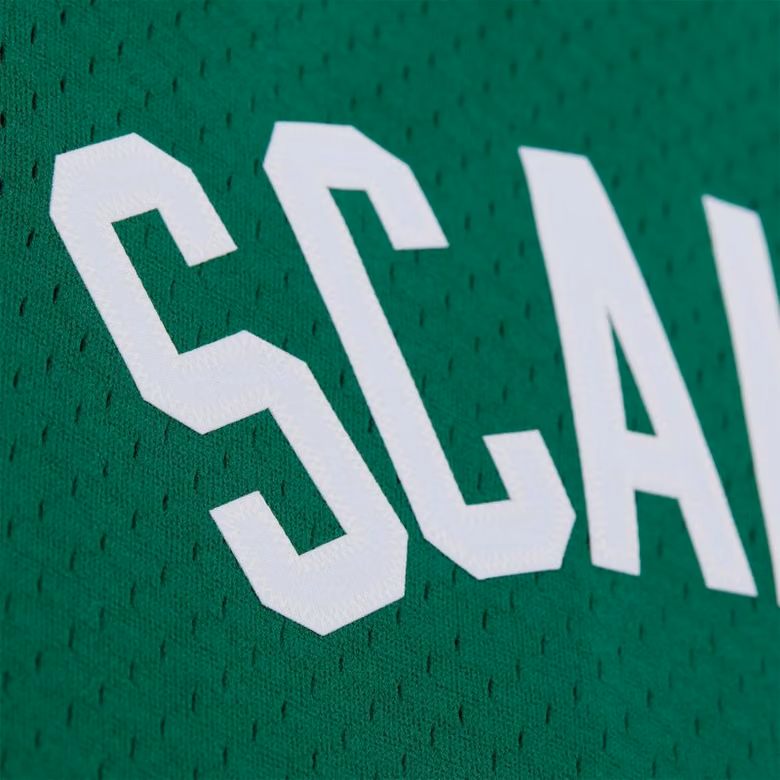 Brian Scalabrine #44 Boston Celtics 2007-08 Swingman NBA Jersey Green view 5