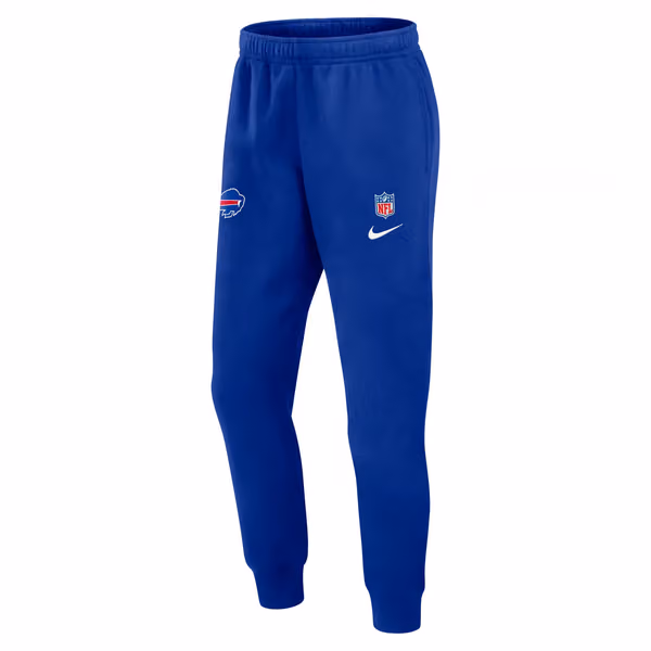 Buffalo Bills 2024 NFL Sideline Nike Club Sweat Pants Blue view 1