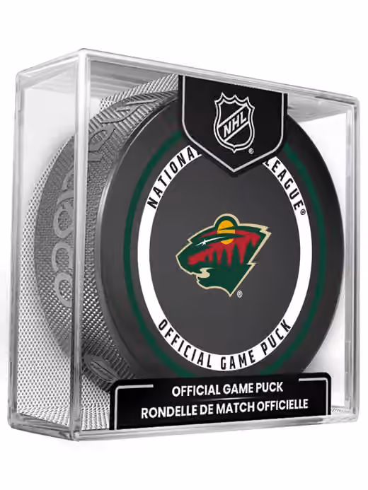 Minnesota Wild 2026-27 NHL Official Game Puck view 1