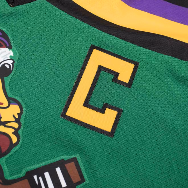 The Mighty Ducks #96 Charlie Conway Replica Hockey Jersey Green view 4