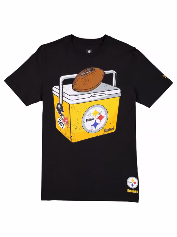 Pittsburgh Steelers NFL Training Cooler T-Shirt Black view 1