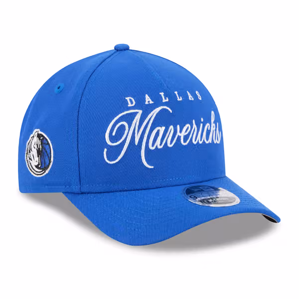Dallas Mavericks 2025 NBA Draft 9FORTY M-Crown A-Frame Snapback Cap Blue product photo