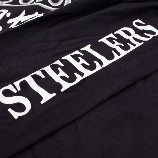 Pittsburgh Steelers Full Blitz Rewind NFL Long Sleeve T-Shirt Black view 4