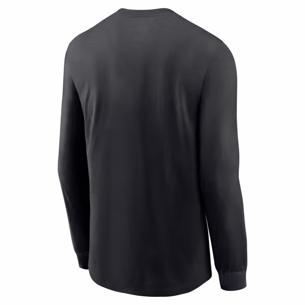 Pittsburgh Steelers Full Blitz Rewind NFL Long Sleeve T-Shirt Black view 2