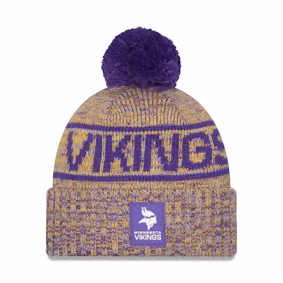 Minnesota Vikings 2025 NFL Sideline Sport Knit Hat product photo