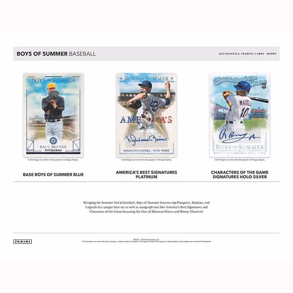 2024 Panini Boys of Summer Baseball Hobby Box view 3