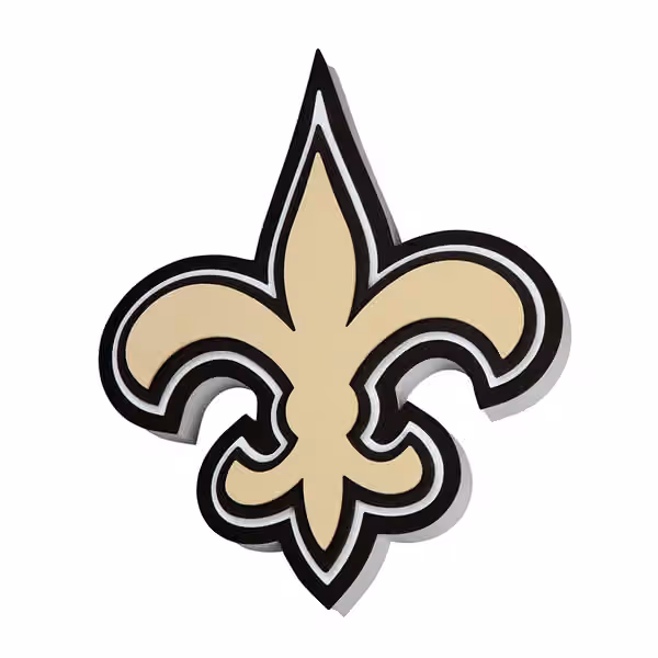 New Orleans Saints NFL 3D Foam Logo Wall Sign view 1
