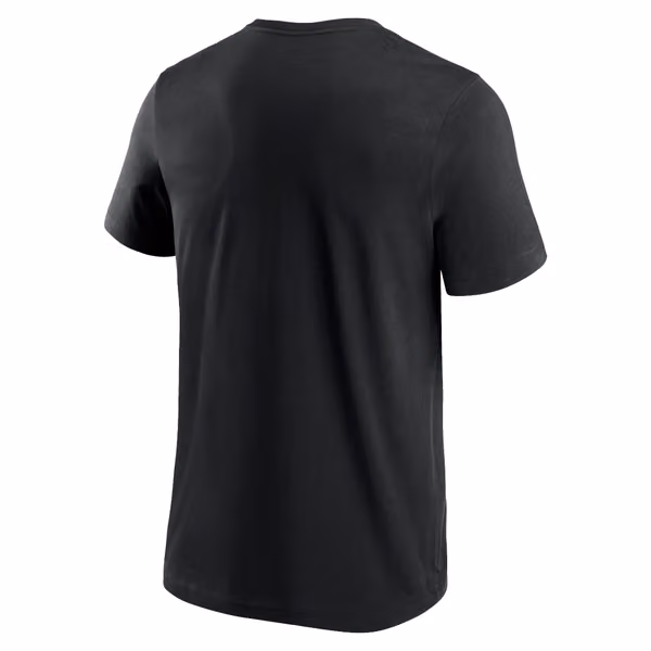 Vegas Golden Knights Chrome Logo NHL T-Shirt Black view 2