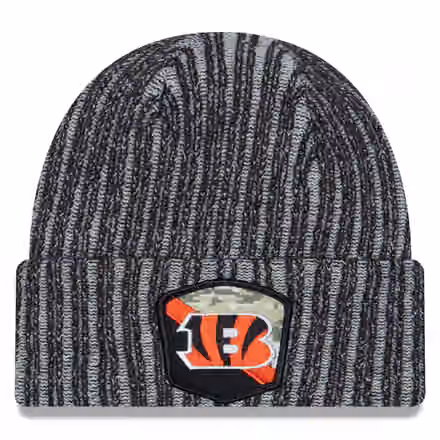 Cincinnati Bengals 2023 NFL Salute to Service New Era Knit Hat product photo