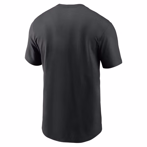 New Orleans Saints Nike Essential Logo NFL T-Shirt Black view 2