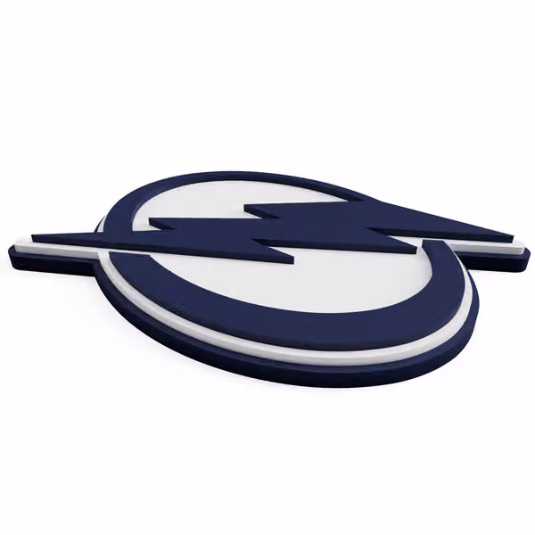 Tampa Bay Lightning NHL 3D Foam Logo Wall Sign view 2