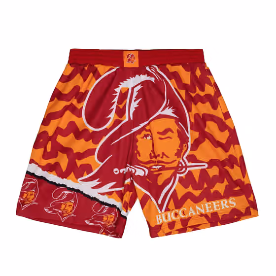 Tampa Bay Buccaneers Mitchell & Ness Jumbotron 2.0 NFL Shorts view 1
