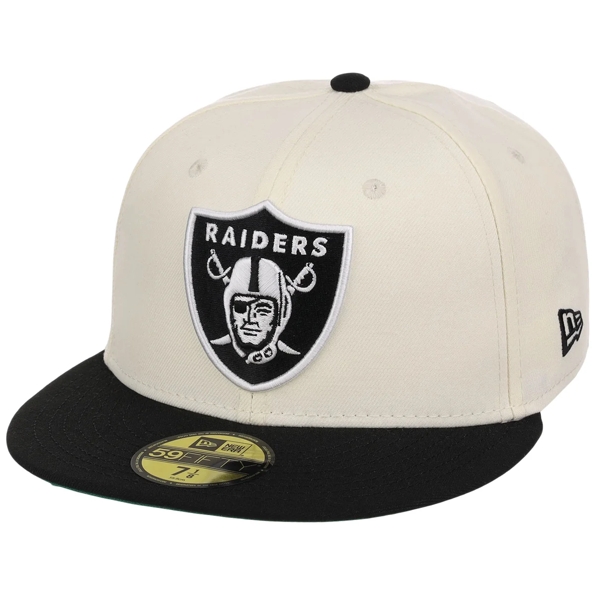 Las Vegas Raiders NFL Chrome OTC New Era 59FIFTY detail view