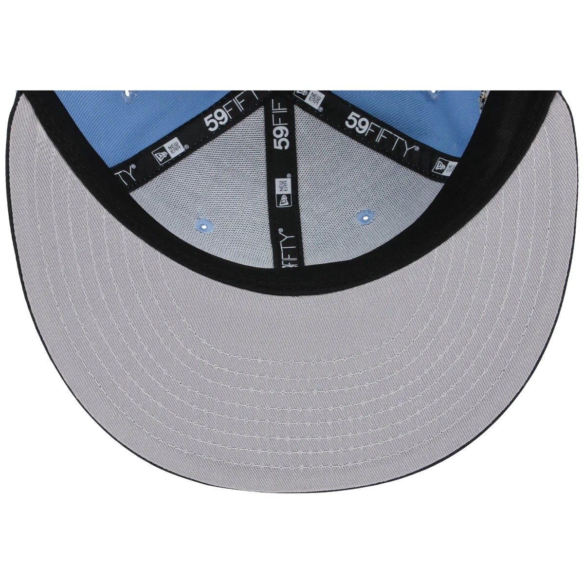 Toronto Blue Jays Friday Flux New Era 59FIFTY (Sky/Navy) back view
