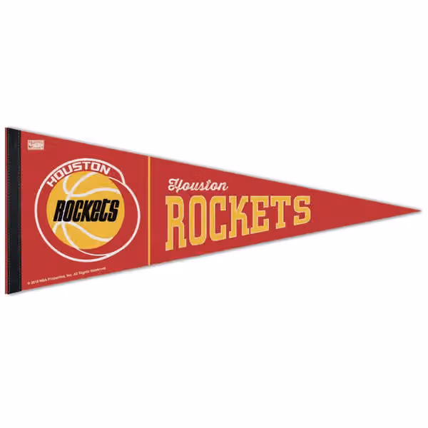 Houston Rockets Hardwood Classics Premium NBA Pennant view 1