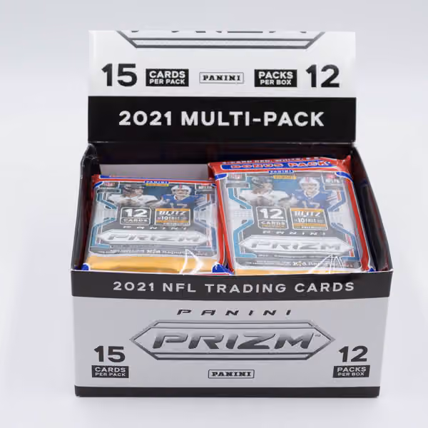 2021 Panini Prizm Football Cello Multi-Pack Box NFL view 2