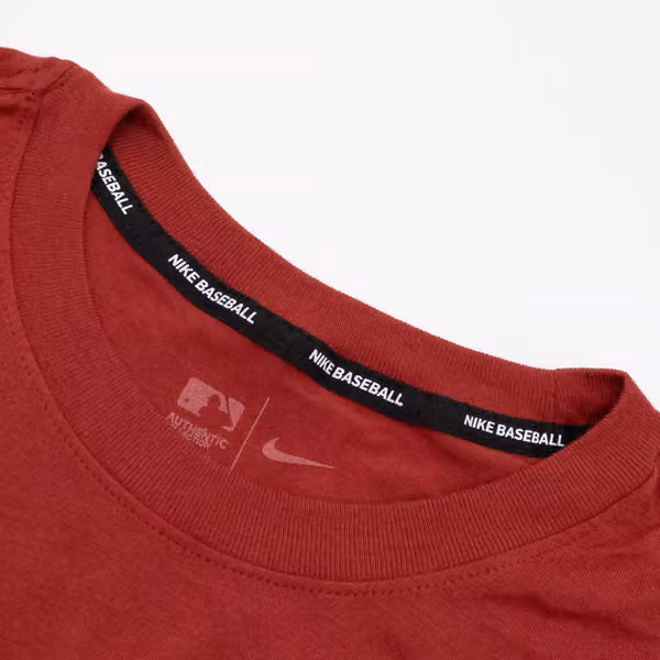 Arizona Diamondbacks Early Work 2025 MLB Authentic Nike Tri-Blend T-Shirt Red view 5