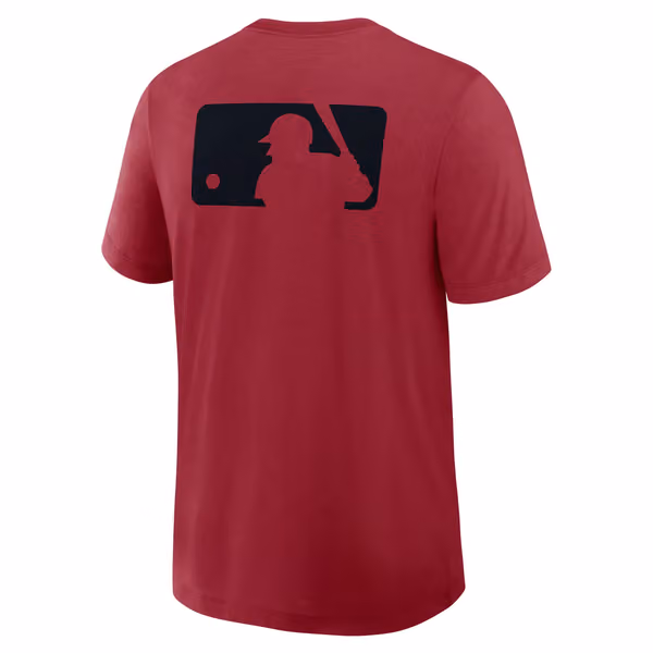 Arizona Diamondbacks Early Work 2025 MLB Authentic Nike Tri-Blend T-Shirt Red view 3