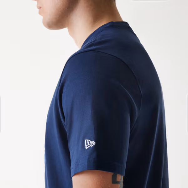 Texas Rangers Team Logo New Era MLB T-Shirt Navy view 4