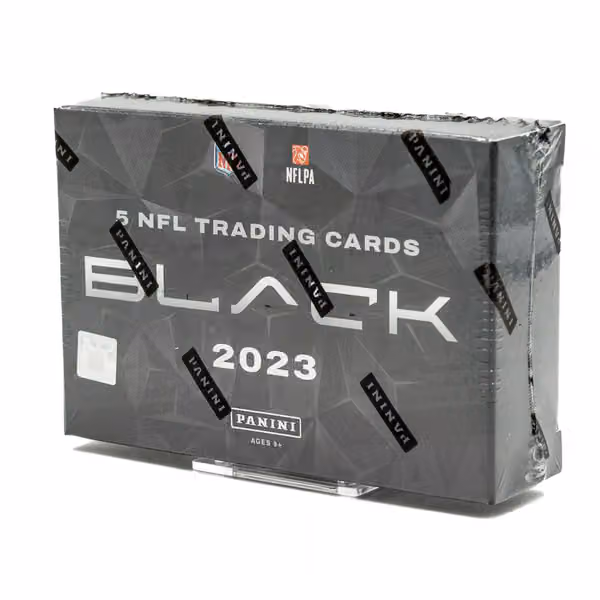 2023 Panini Black Football NFL Hobby Box view 1