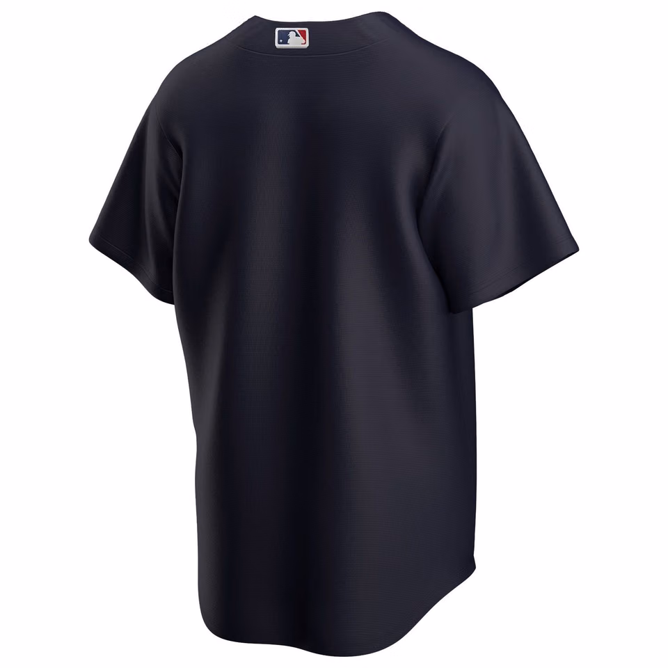 Cleveland Indians Nike MLB Alternate Jersey Navy view 2