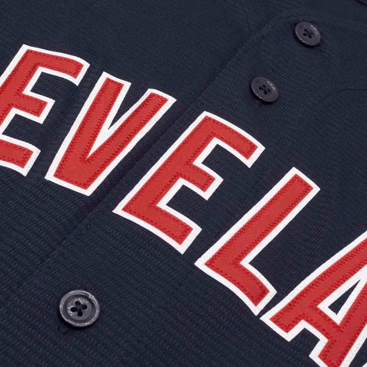 Cleveland Indians Nike MLB Alternate Jersey Navy view 3