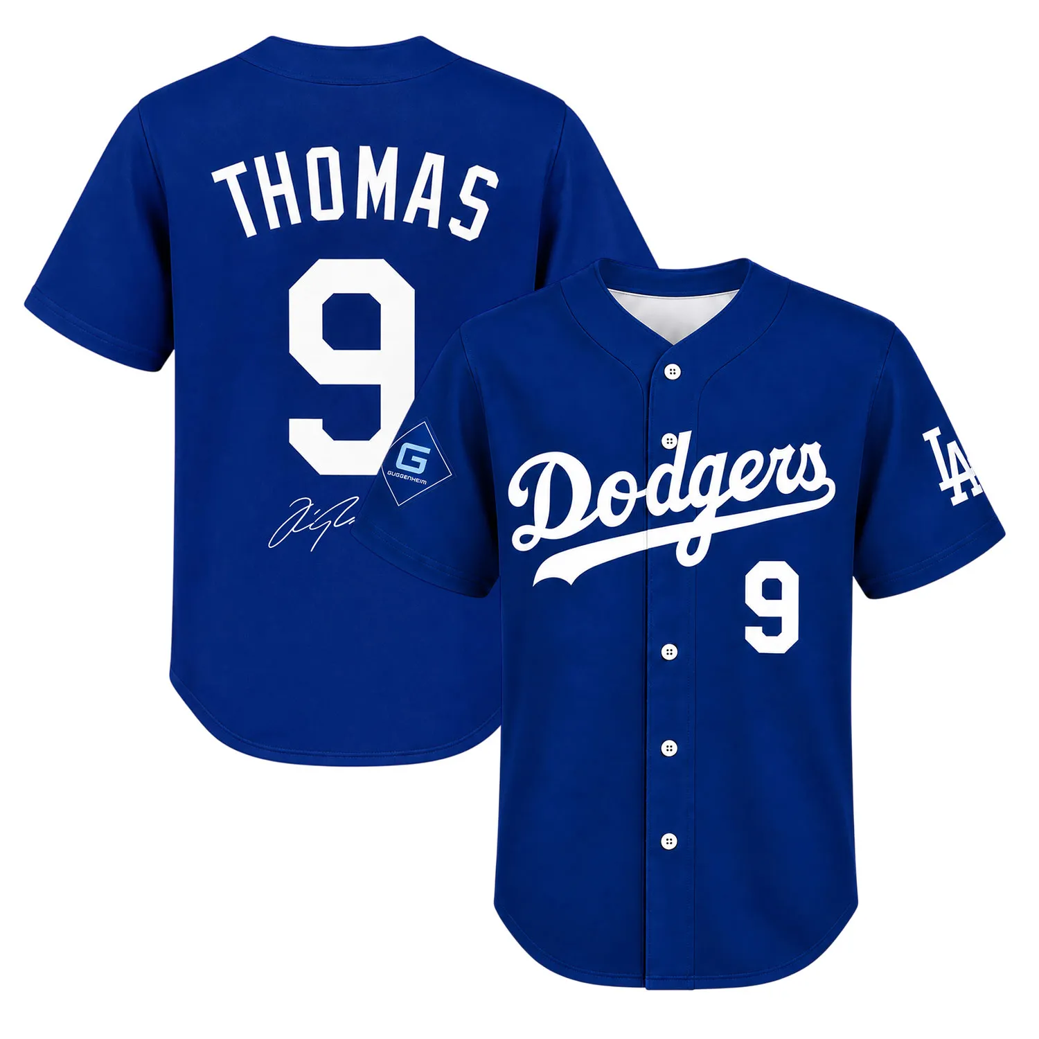 Alek Thomas Signature Blue Jersey Powerful Fan Style