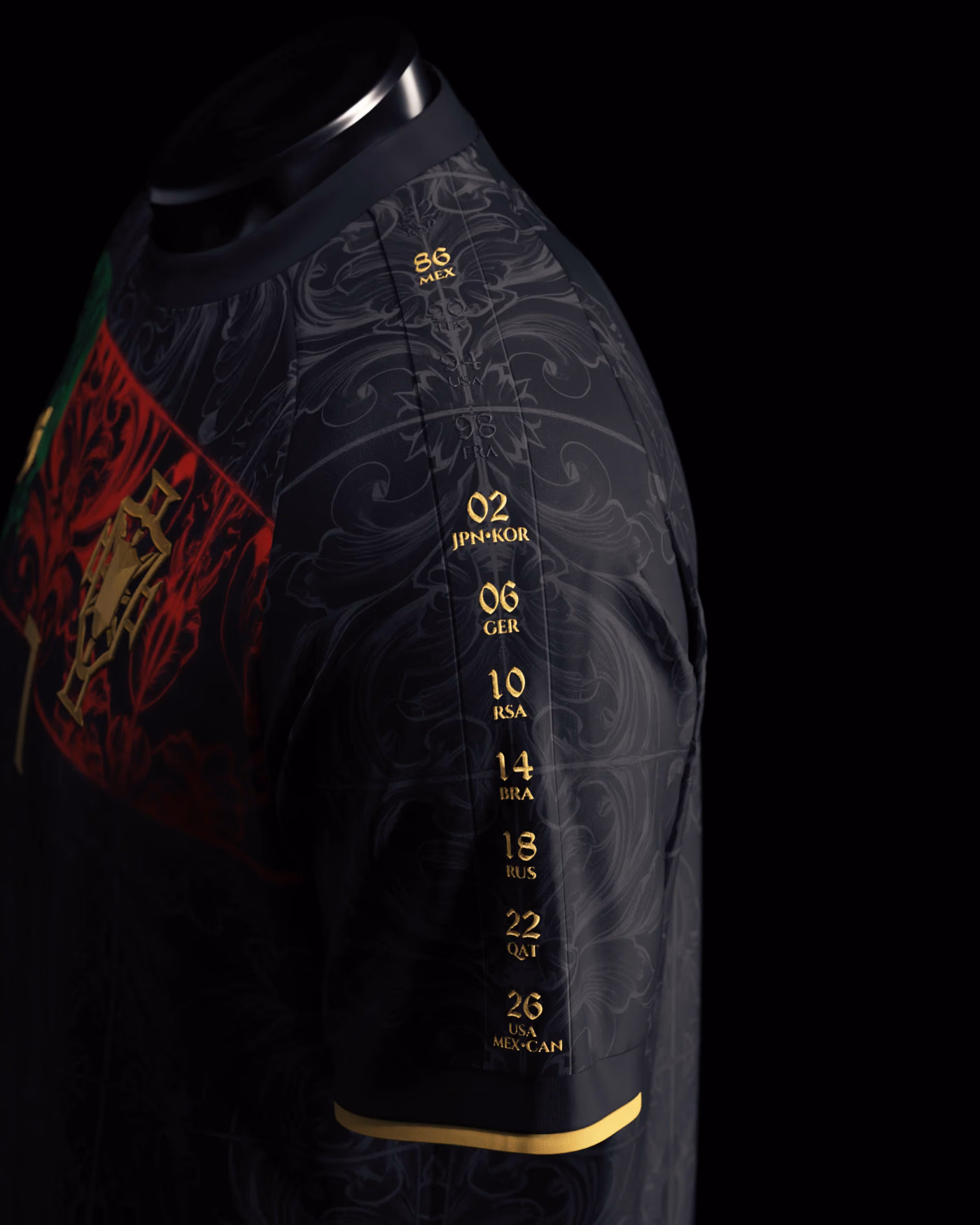 Jersevo Custom Personalized The Siu Last Dance Jersey (2026WC Edition) left sleeve detail