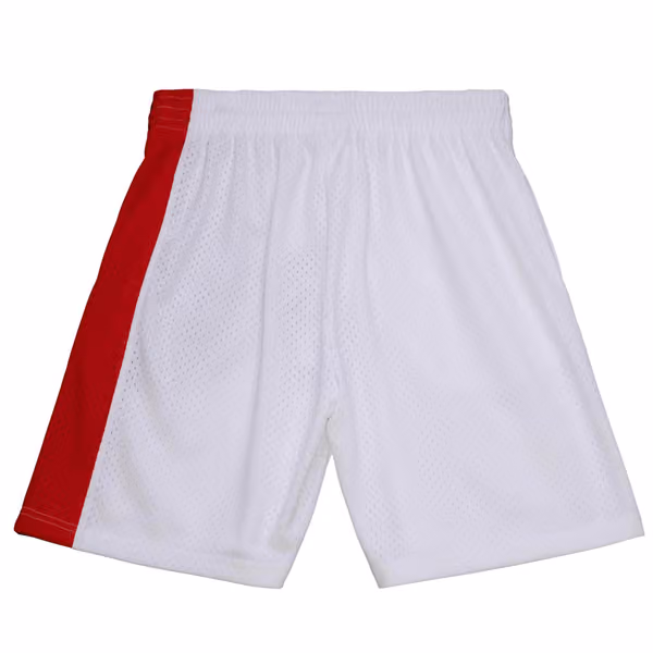 Portland Trail Blazers 1996-97 Mitchell & Ness Swingman NBA Shorts White view 2