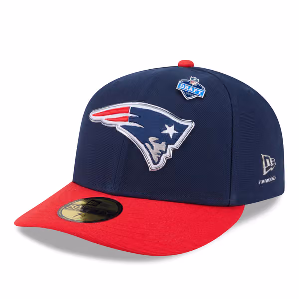 New England Patriots 2026 NFL Draft Pre-Curved 59FIFTY Fitted Cap product photo
