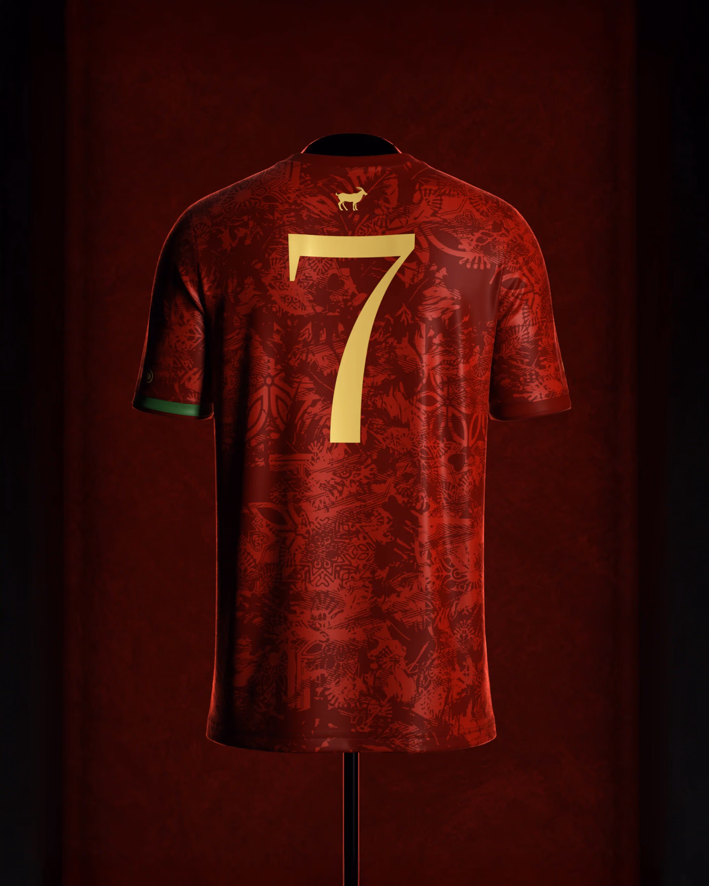 Jersevo Custom Personalized The Siu Jersey - Red back view