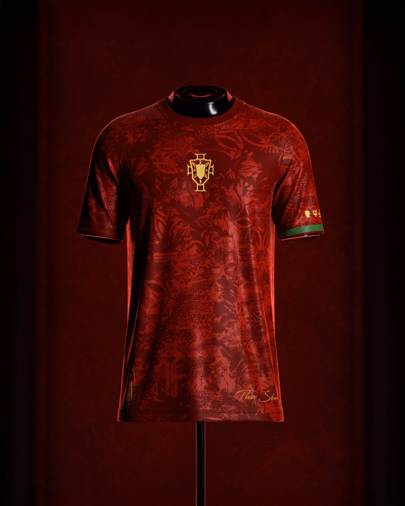 Jersevo Custom Personalized The Siu Jersey - Red front view