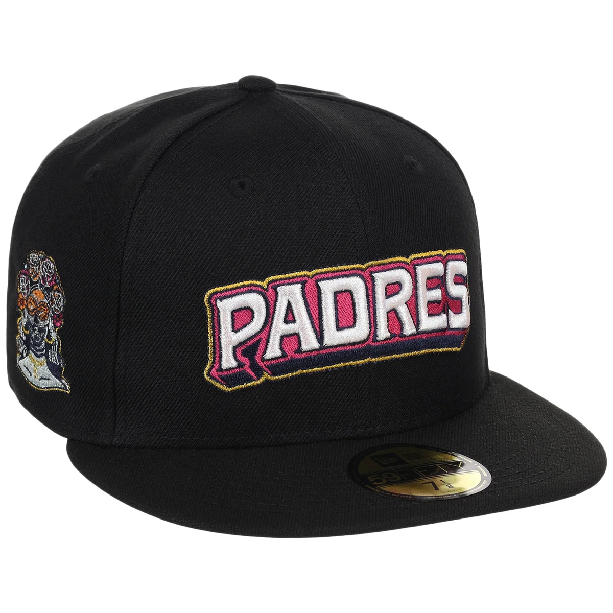 San Diego Padres MLB City Connect - Black Metallics New Era 59FIFTY front view