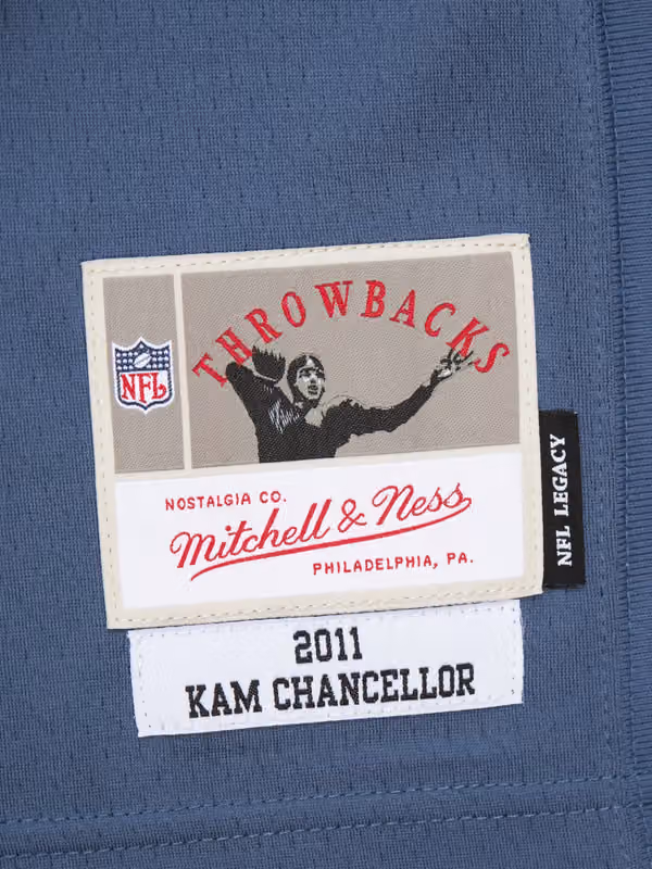 Kam Chancellor #31 Seattle Seahawks 2011 Legacy Throwback NFL Jersey Blue view 3