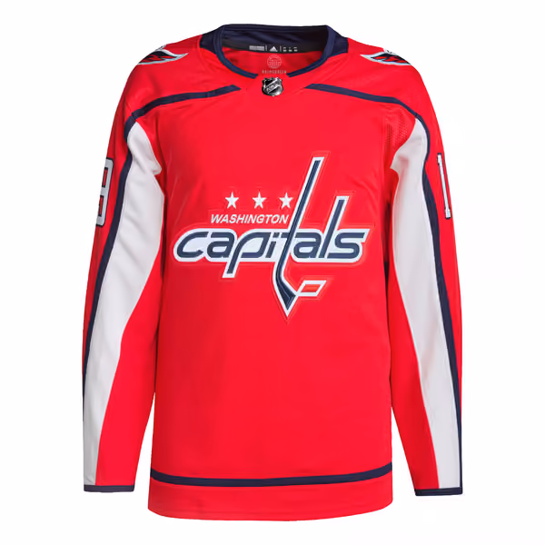 Nicklas Backstrom #19 Washington Capitals adidas Authentic Primegreen NHL Jersey Home Red view 2