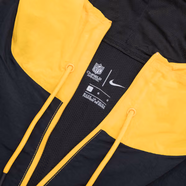 Pittsburgh Steelers Lightweight 2021 NFL Sideline Nike Player Jacket view 4