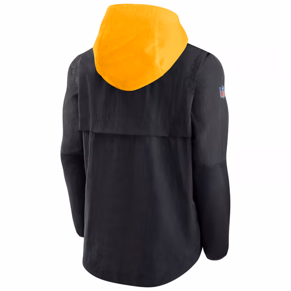 Pittsburgh Steelers Lightweight 2021 NFL Sideline Nike Player Jacket view 2