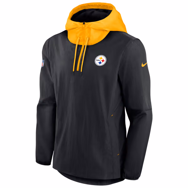 Pittsburgh Steelers Lightweight 2021 NFL Sideline Nike Player Jacket view 1