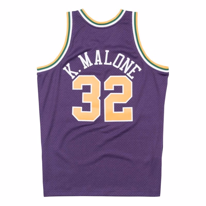 Karl Malone #32 Utah Jazz 1991-92 Swingman NBA Jersey view 2